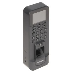 Control Acceso Biométrico Digital Hikvision Control De Acceso 12 V Color Negro