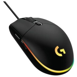 Mouse Logitech G203 Lightsync, Color Negro